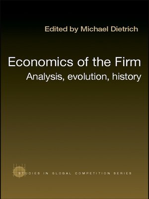 cover image of Economics of the Firm